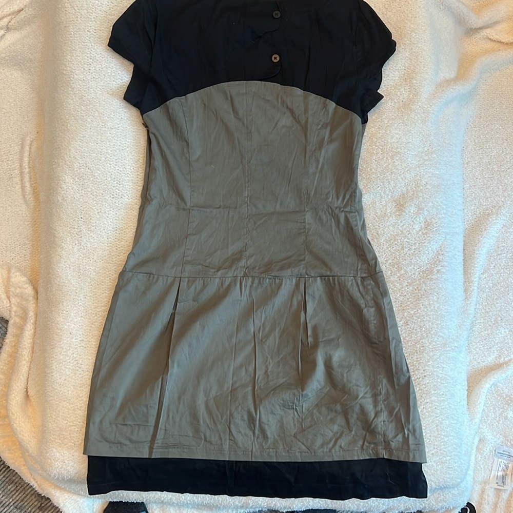 Skunkfunk women’s green and black short sleeve dress size 4 - Picture 7 of 10